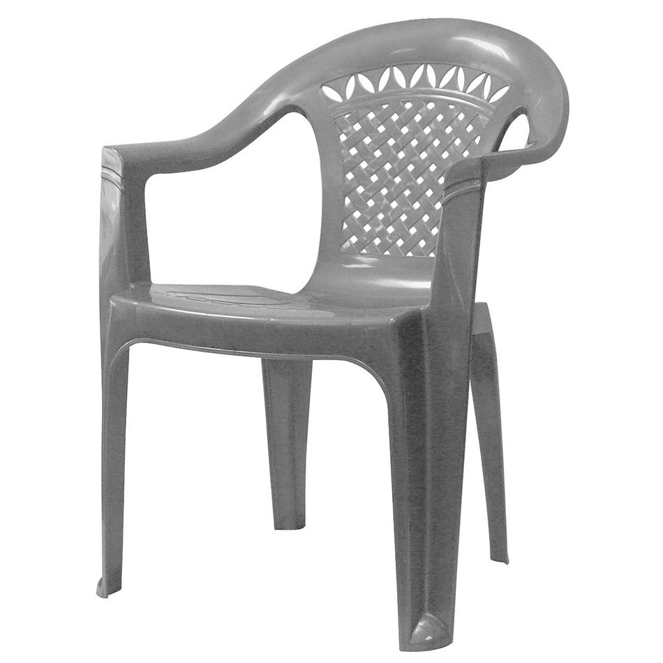 HOUSE扶手塑膠椅 灰