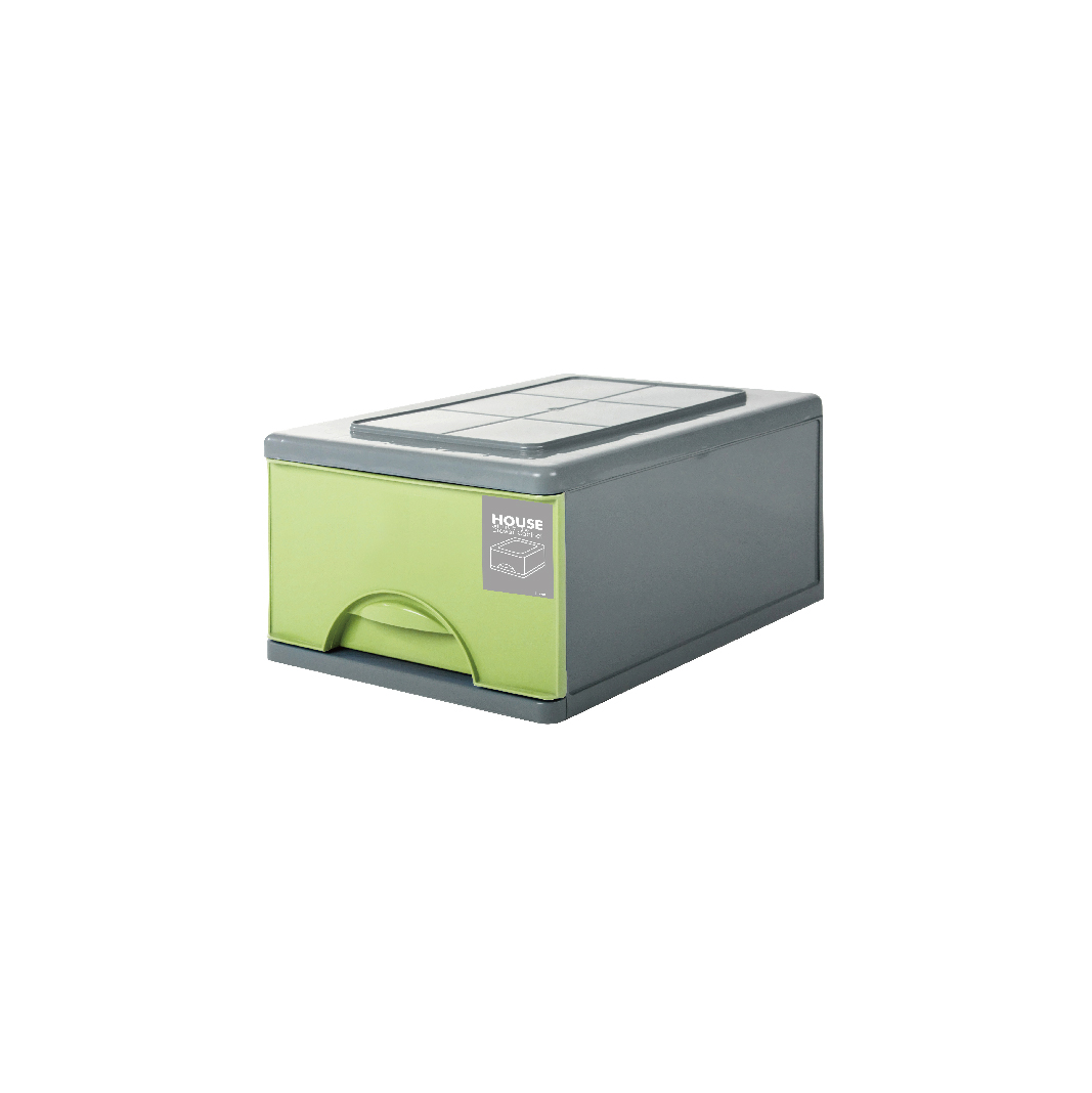 微風單層抽屜式整理箱-小 綠