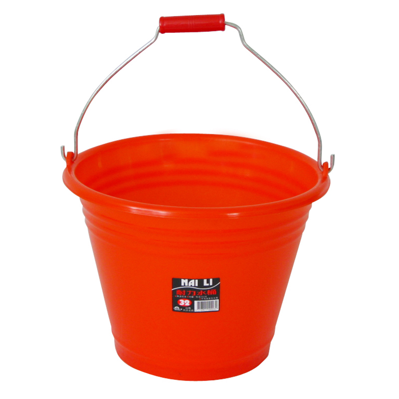 32cm耐力水桶 橘